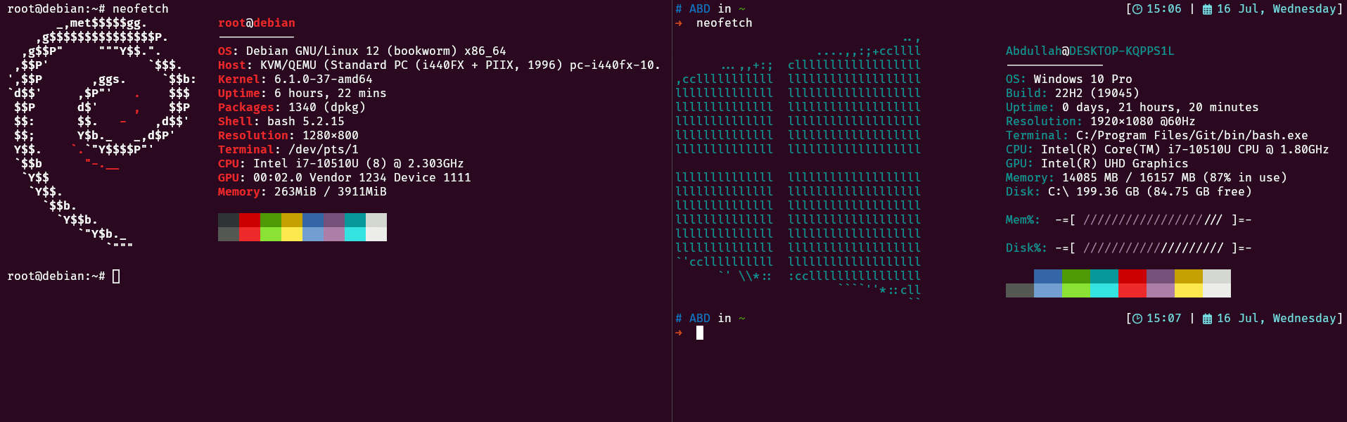 neofetch